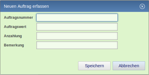 Image neuenauftragfenster