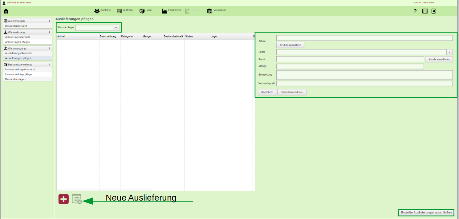 Image neueauslieferung