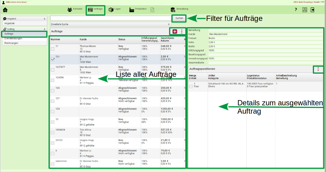 Image auftragsubersicht