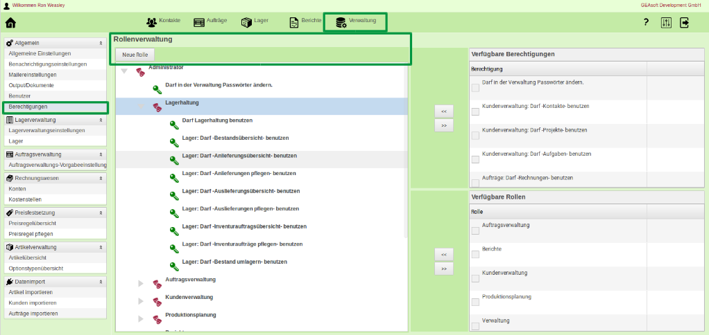 Image berechtigungen